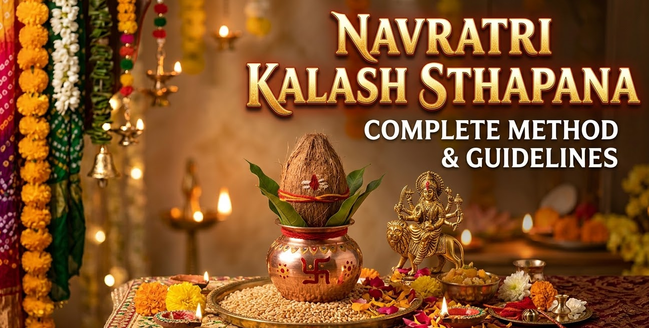 नवरात्रि में कलश स्थापना