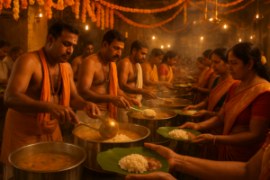 Tamil Nadu free temple meals scheme serving prasad to devotees at temples