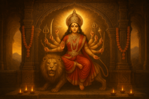 Maa Durga Mahalaya celebrated on Amavasya, marking goddess arrival and Durga Puja beginning