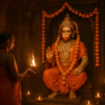 मूल नक्षत्र पूजा के समय भगवान हनुमान को रेशम के वस्त्र और माला से सजाया जाता है
